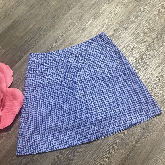 NIKE GOLF Fit-Dry Flouncy Skirt Sz 4‎ Houndstooth Tennis Pickleball Golf Skort - Picture 5 of 9